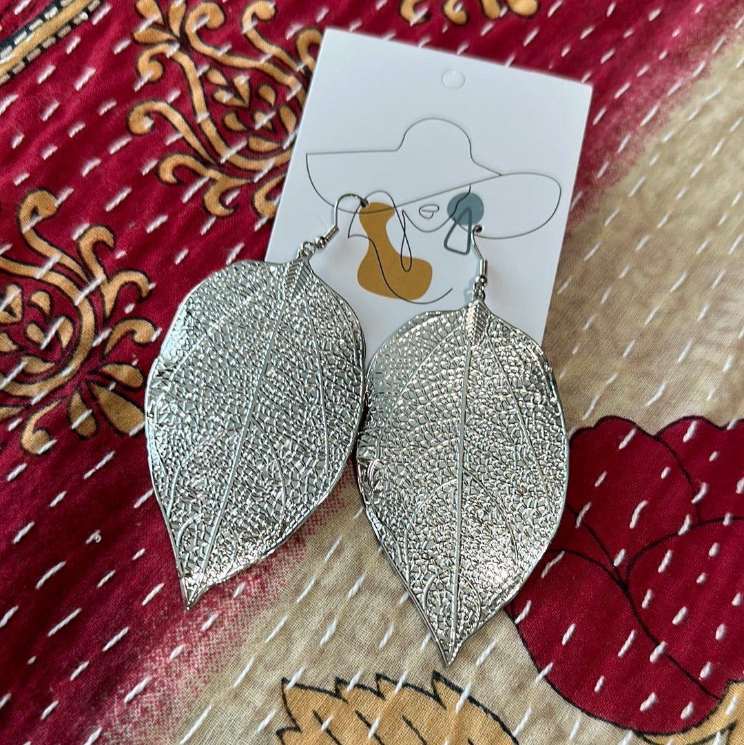 Falling Leaf Dangle Earrings
