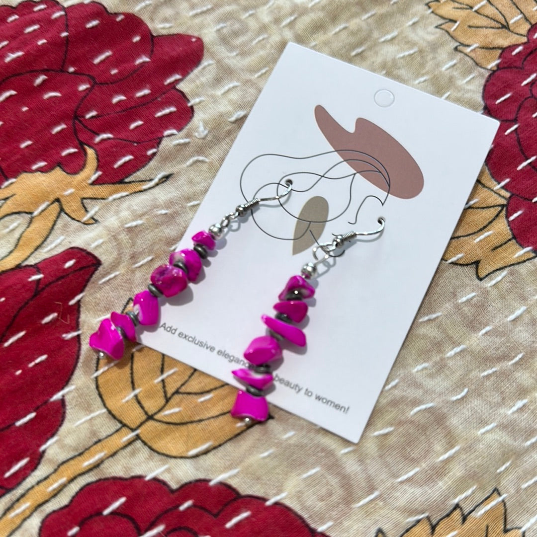 Skipping Rocks Dangle Earrings