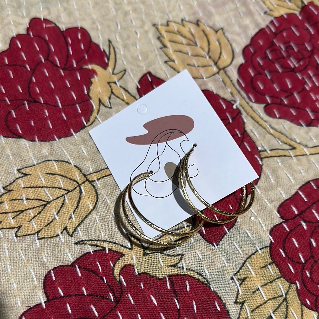 Double the Fun Hoop Earrings