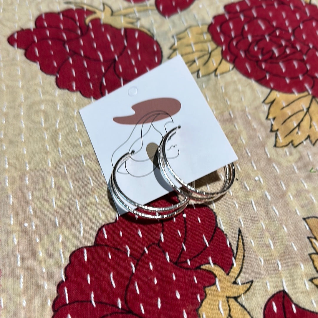 Double the Fun Hoop Earrings