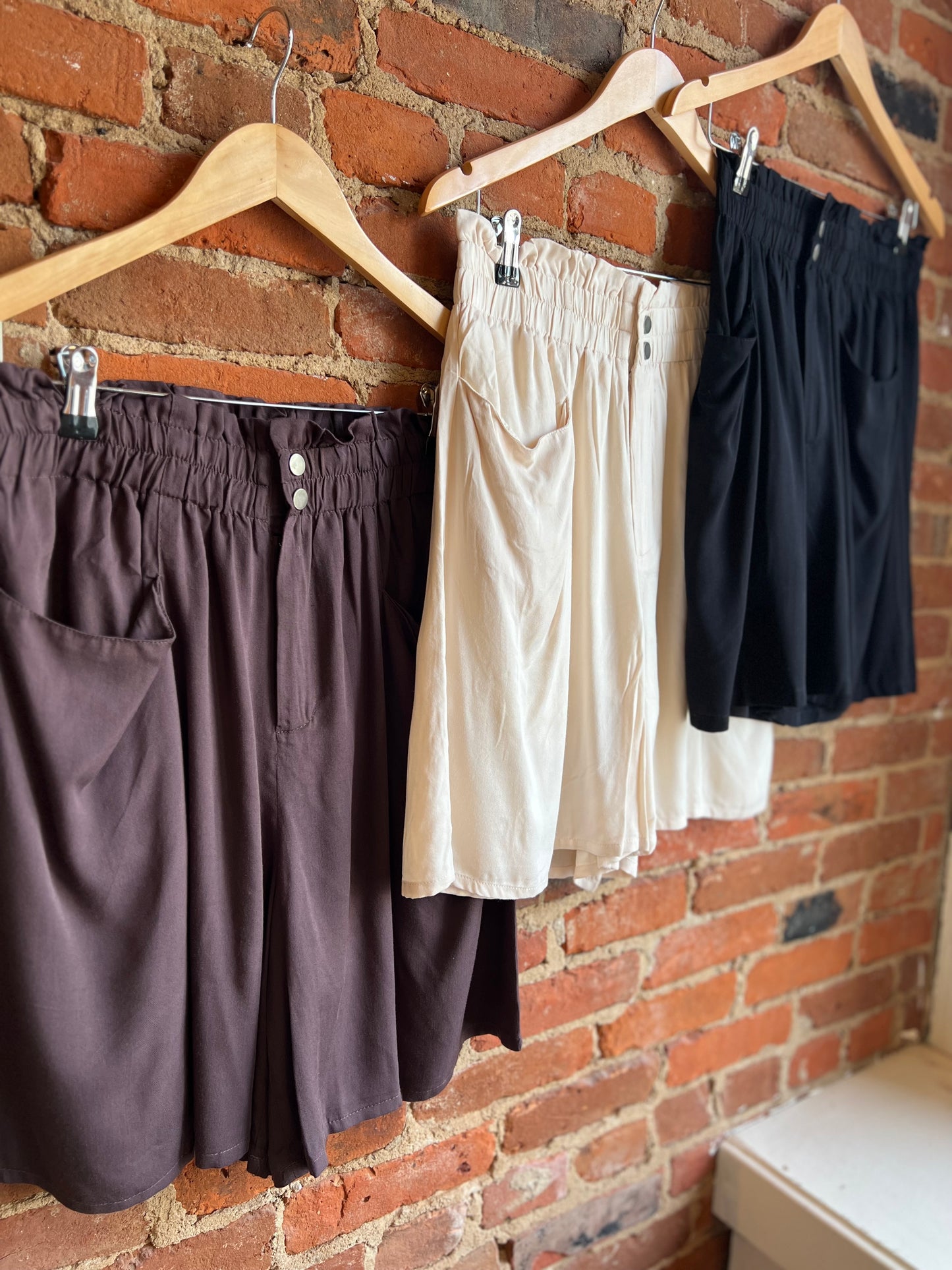 Ruffle Woven Shorts