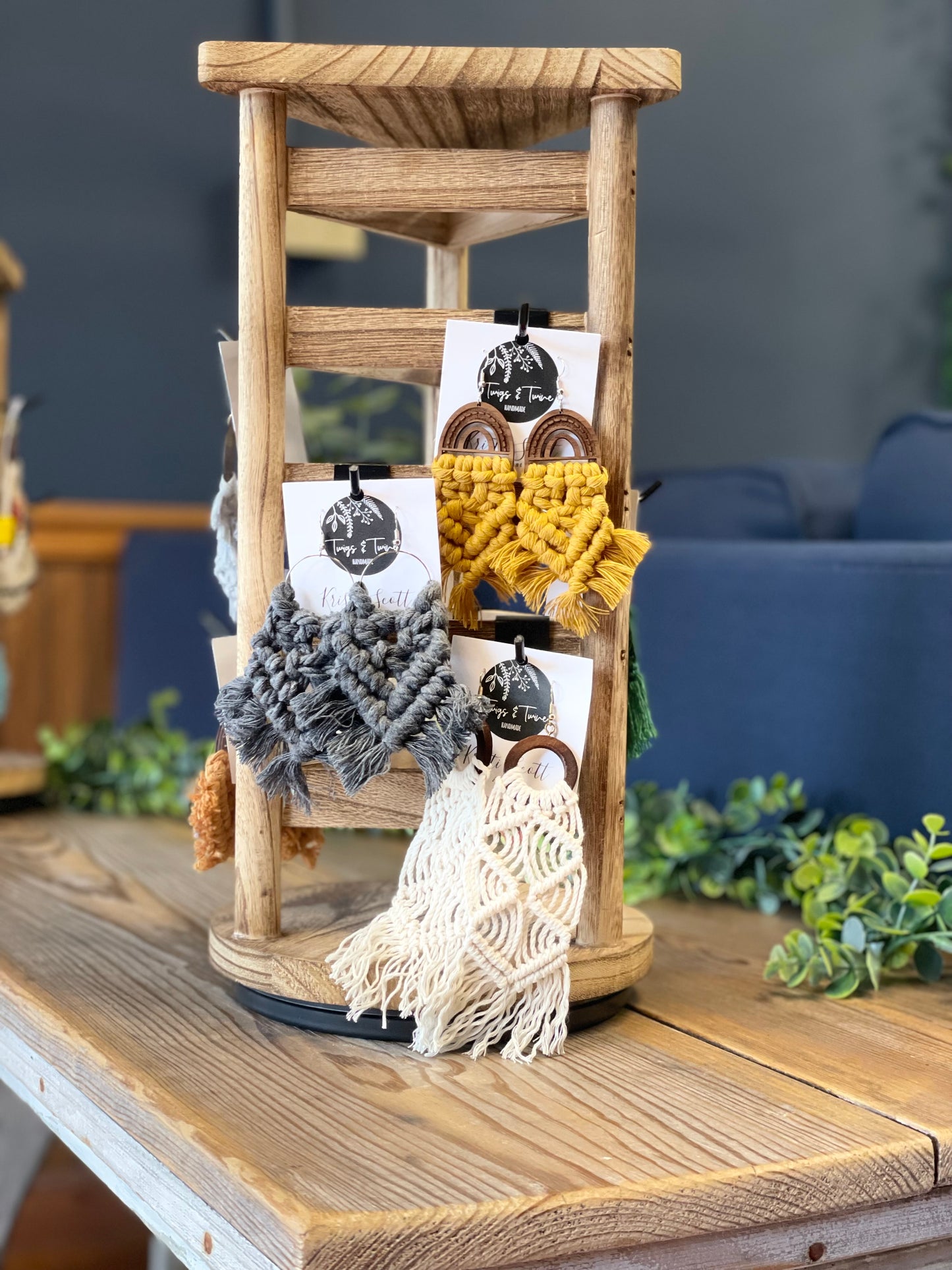 Twigs & Twine by Kristi Scott | Macrame Earrings