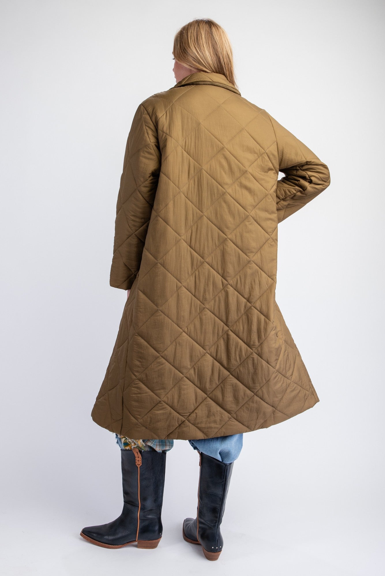 Lulu Quilted Long Jacket