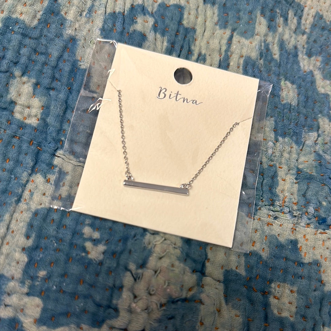 Dainty Bar Necklace