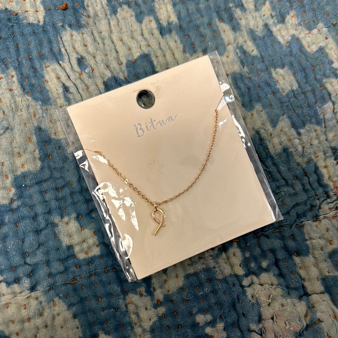 Dainty Ribbon Necklace