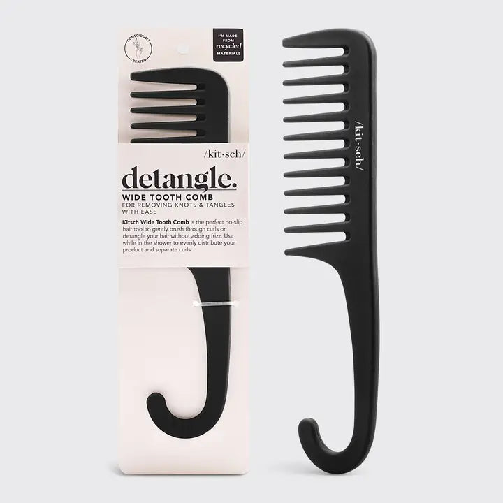 /kit*sch/ | Wide Tooth Comb in Recycled Plastic