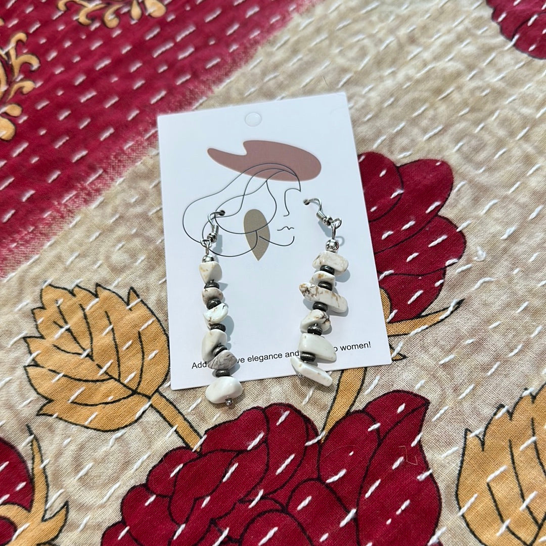 Skipping Rocks Dangle Earrings