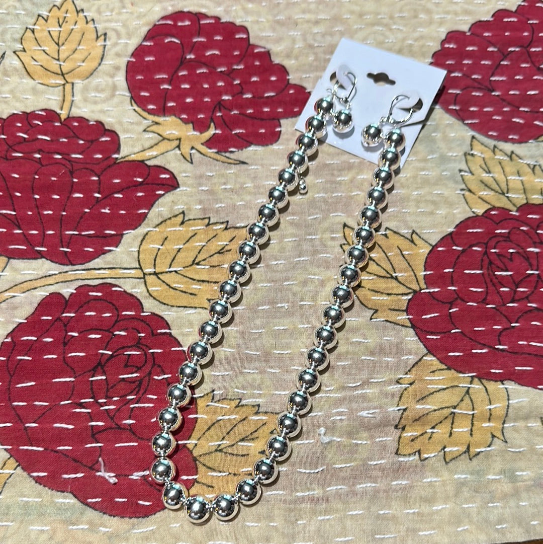 Ball Necklace/Earring Set
