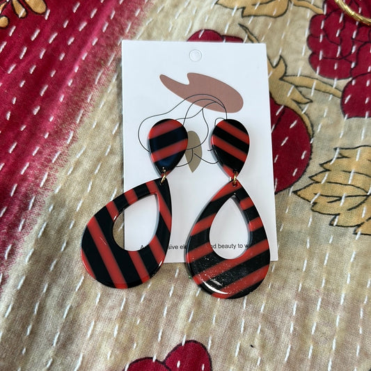 Varsity Stripe Earrings