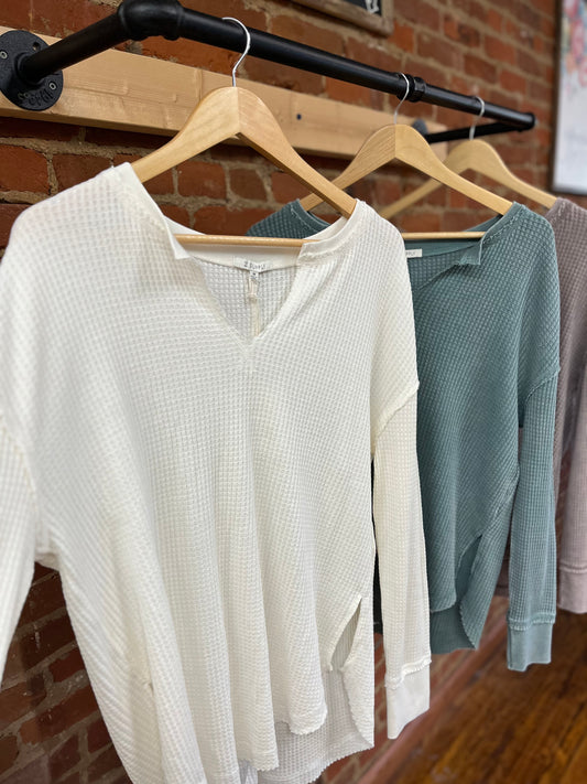 Z Supply | Driftwood Thermal LS Top