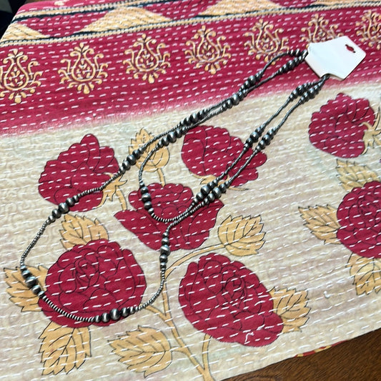 Navajo Wrap Bead Necklace