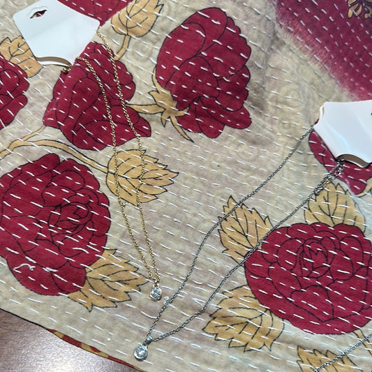 Solitaire Crystal Necklace