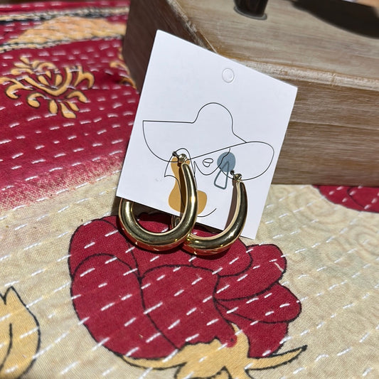 Sandy Hoop Earrings