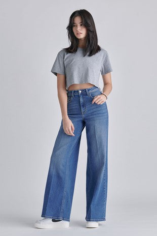 Cello | High Rise Wide Leg Jeans