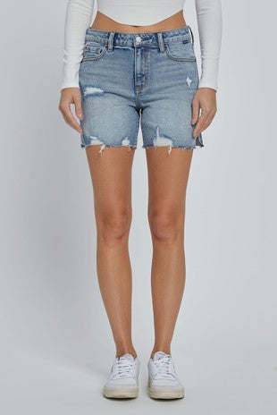 Cello | Mid-Rise Midi Shorts