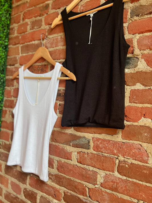 Z Supply | Avala V-Neck Rib Tank