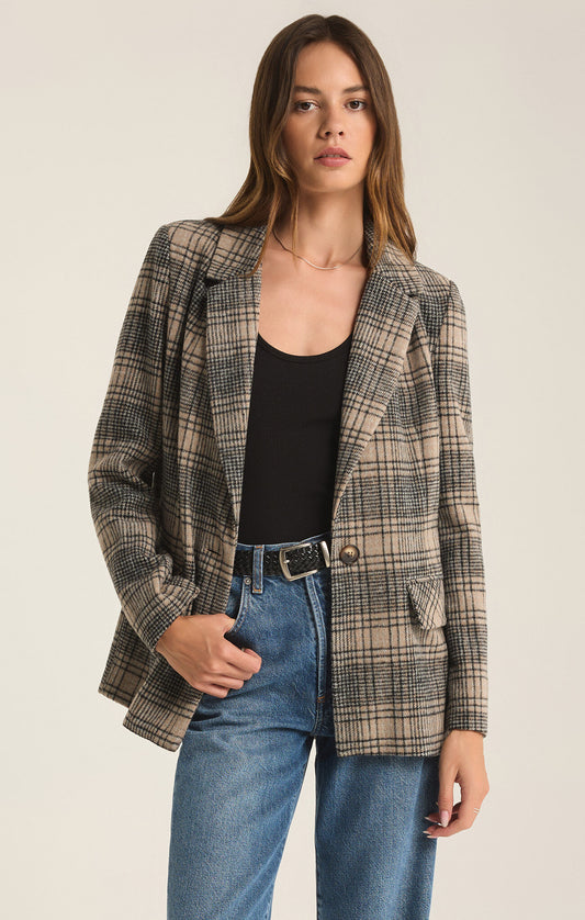 Z Supply | Kingston Relaxed Plaid Blazer