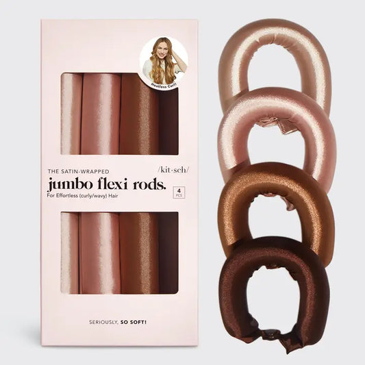 /kit*sch/ | Satin Jumbo Flexi Rods 4 Pcs