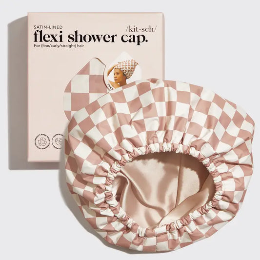 /kit*sch/ | Satin Lined Flexi Shower Cap