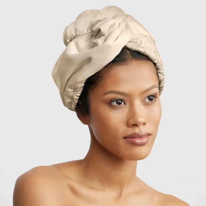 /kit*sch/ | Satin-Wrapped Hair Towel