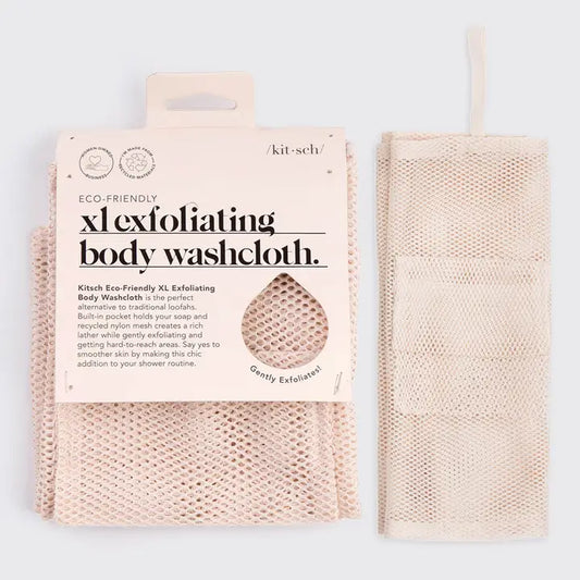 /kit*sch/ | XL Exfoliating Body Washcloth