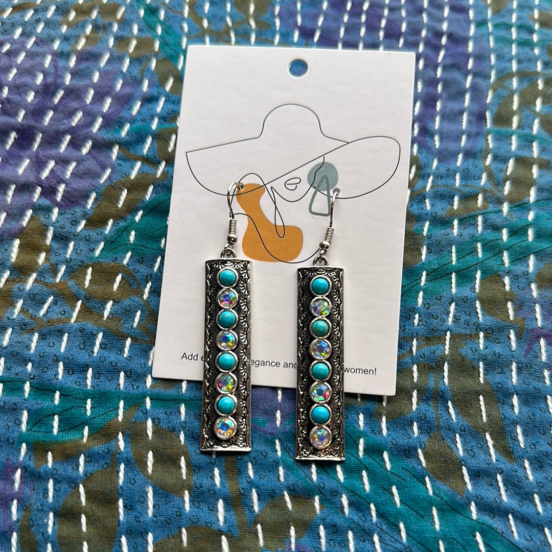 Tanya Turquoise Drop Earrings