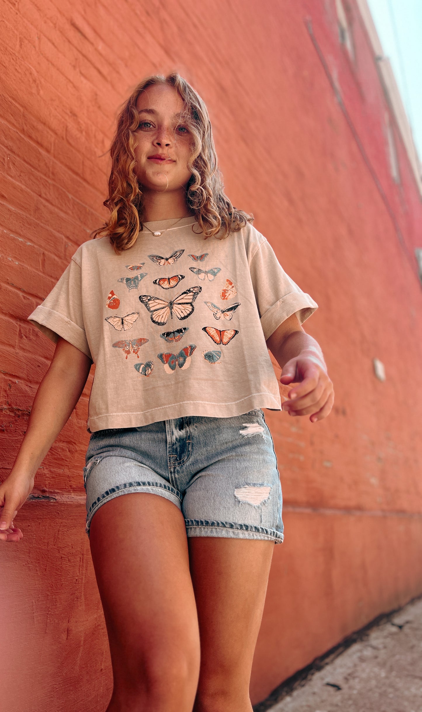 Butterfly Crop T