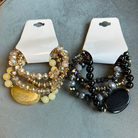 NYE Beaded Combo Bracelet