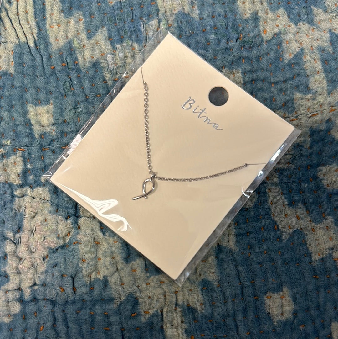 Dainty Ribbon Necklace