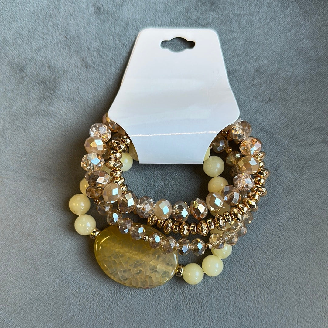 NYE Beaded Combo Bracelet