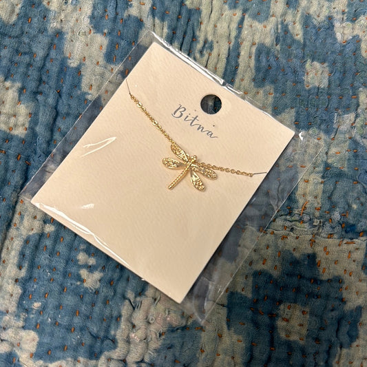 Dainty Dragonfly Necklace
