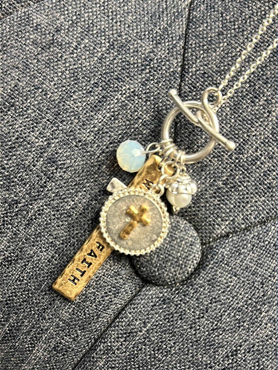Walk by Faith Necklace Set