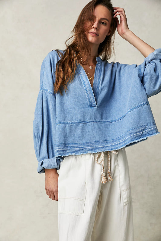 Free People | Jude Denim Pullover