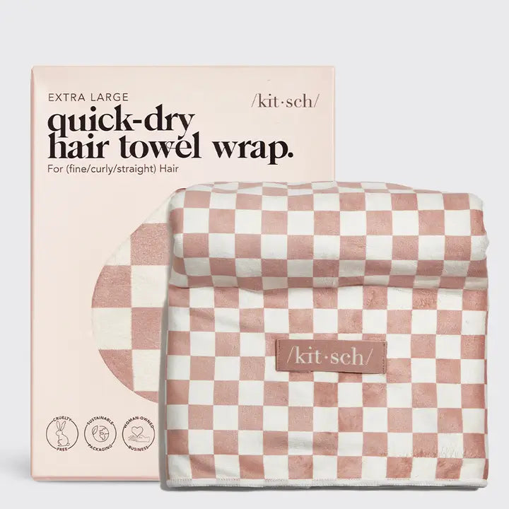 /kit*sch/ | Extra Large Quick-Dry Hair Towel Wrap